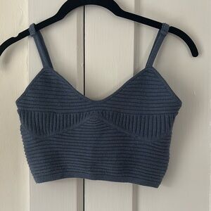 Aerie knit cropped tank top